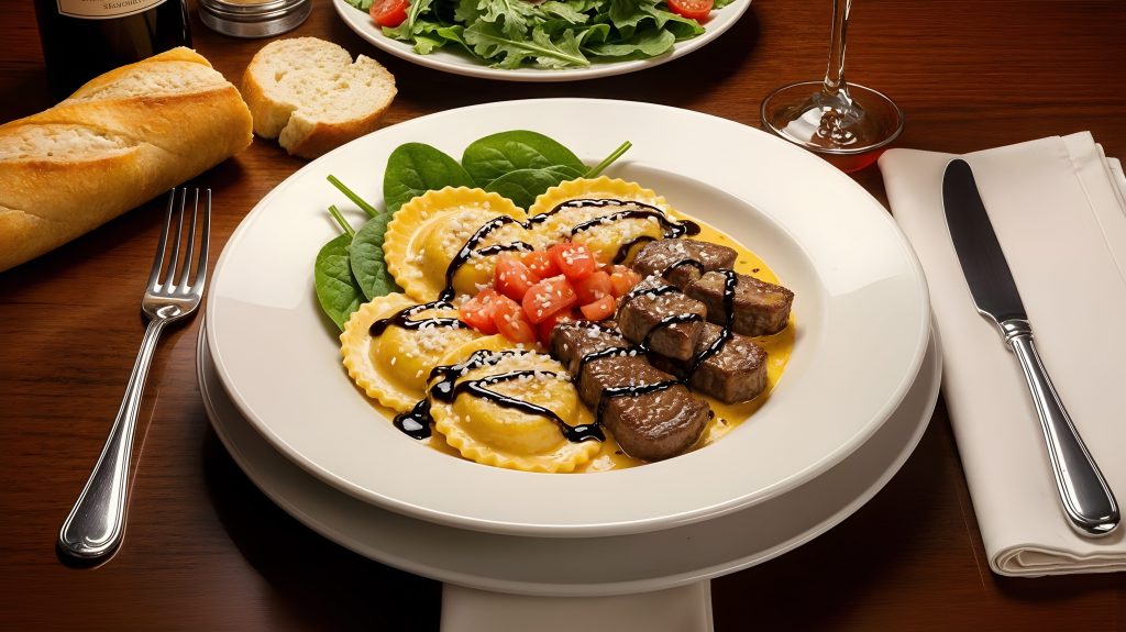 sTEAK AND CHEESE-FILLED&nbsp;RAVIOLI